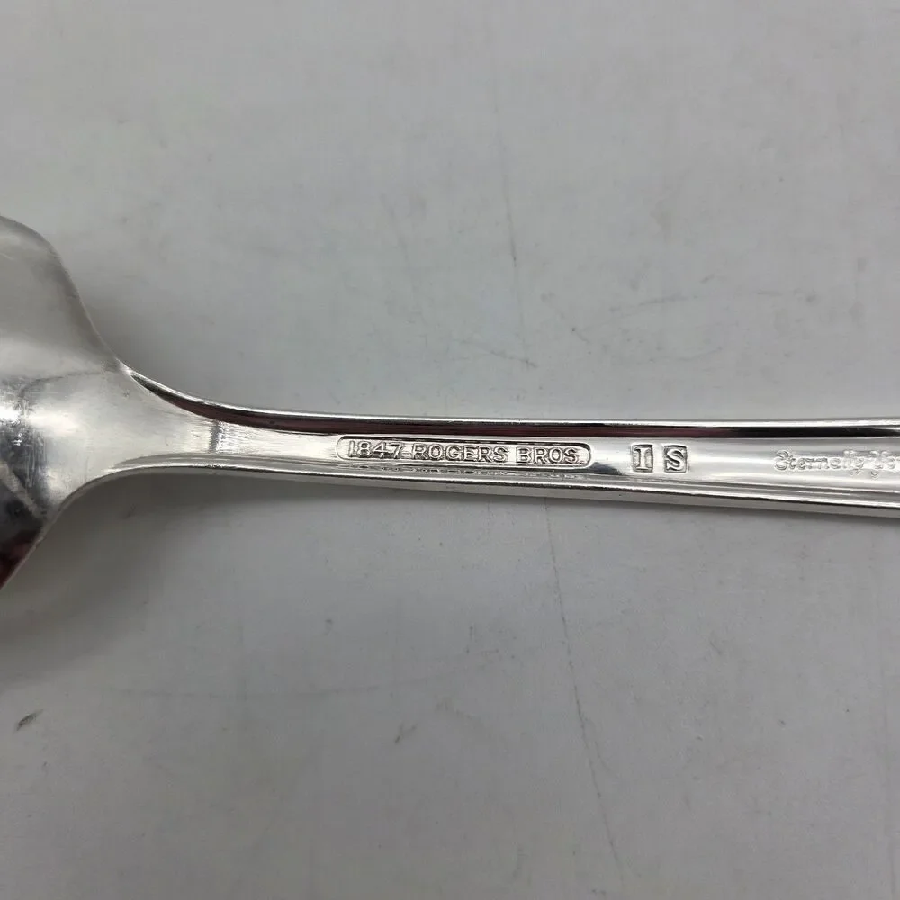 1847 Rogers Bros ETERNALLY YOURS Serving Spoon 8 3/8